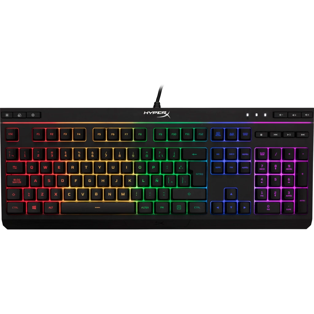 Imagen 5 de Teclado Gamer Alámbrico HyperX Alloy Core RGB 6 modos LED y 3 niveles de brillo