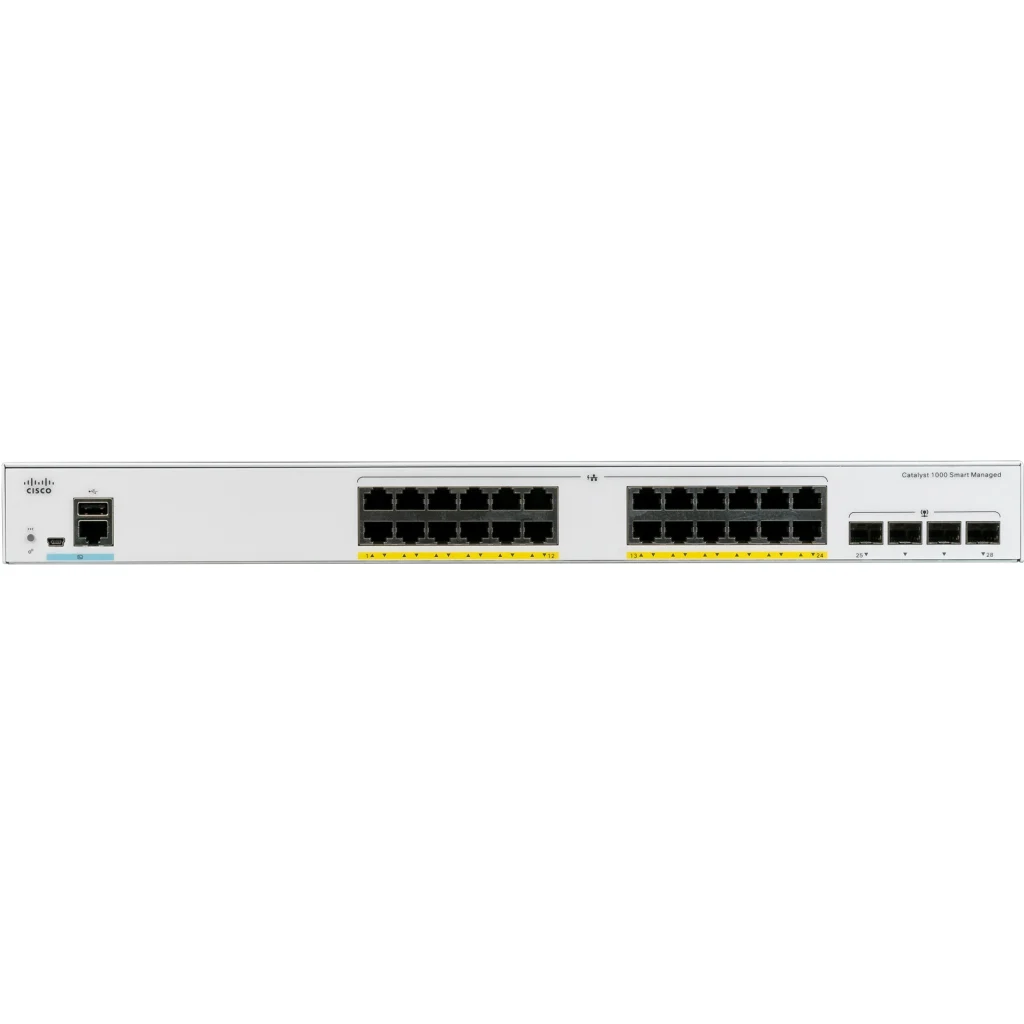 Imagen 0 de Switch Cisco C1000-24T-4G-L 24x 10/100/1000 Ethernet ports, 4x 1G SFP uplinks 