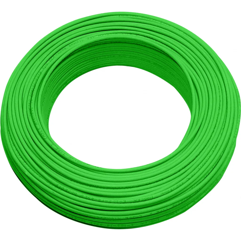 Imagen 1 de EVA H07Z-1 1,5MM LSZH VERDE 100mt 750V Brasil Cable Multifil Electrico