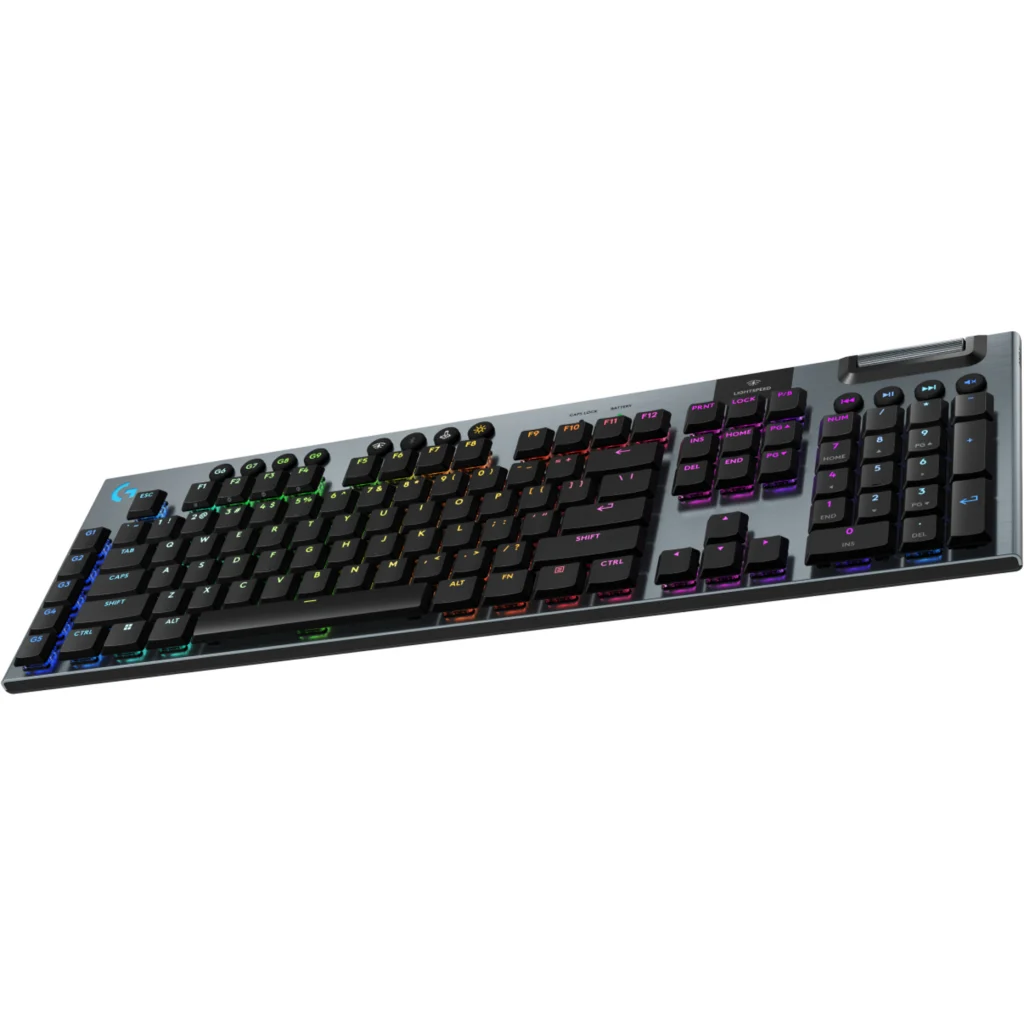Imagen 2 de Teclado Gamer Inalámbrico Logitech G915 X LightSpeed RGB Inglés USB RF Bt Black