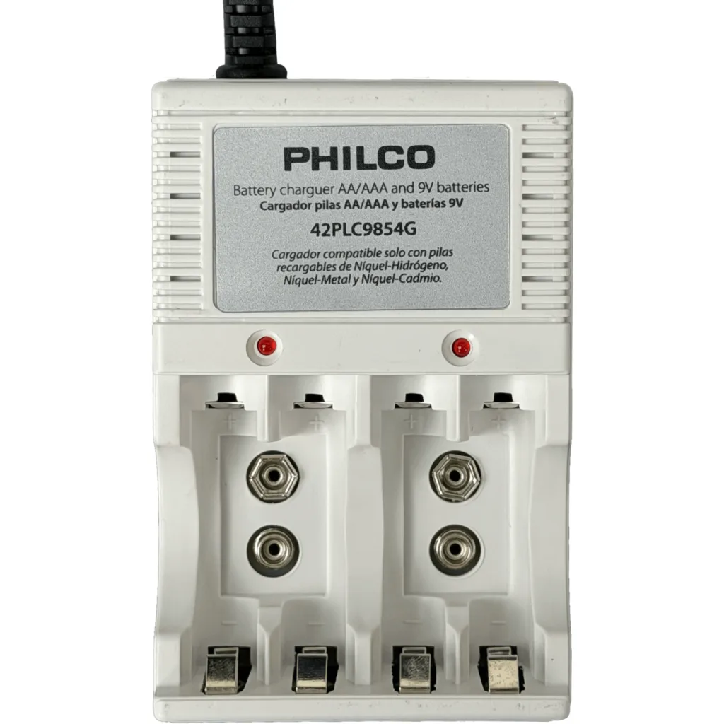 Imagen 1 de PHILCO Cargador 2-Pila-9V o 4-Pilas-AA/AAA inc-4-pilas Recargable