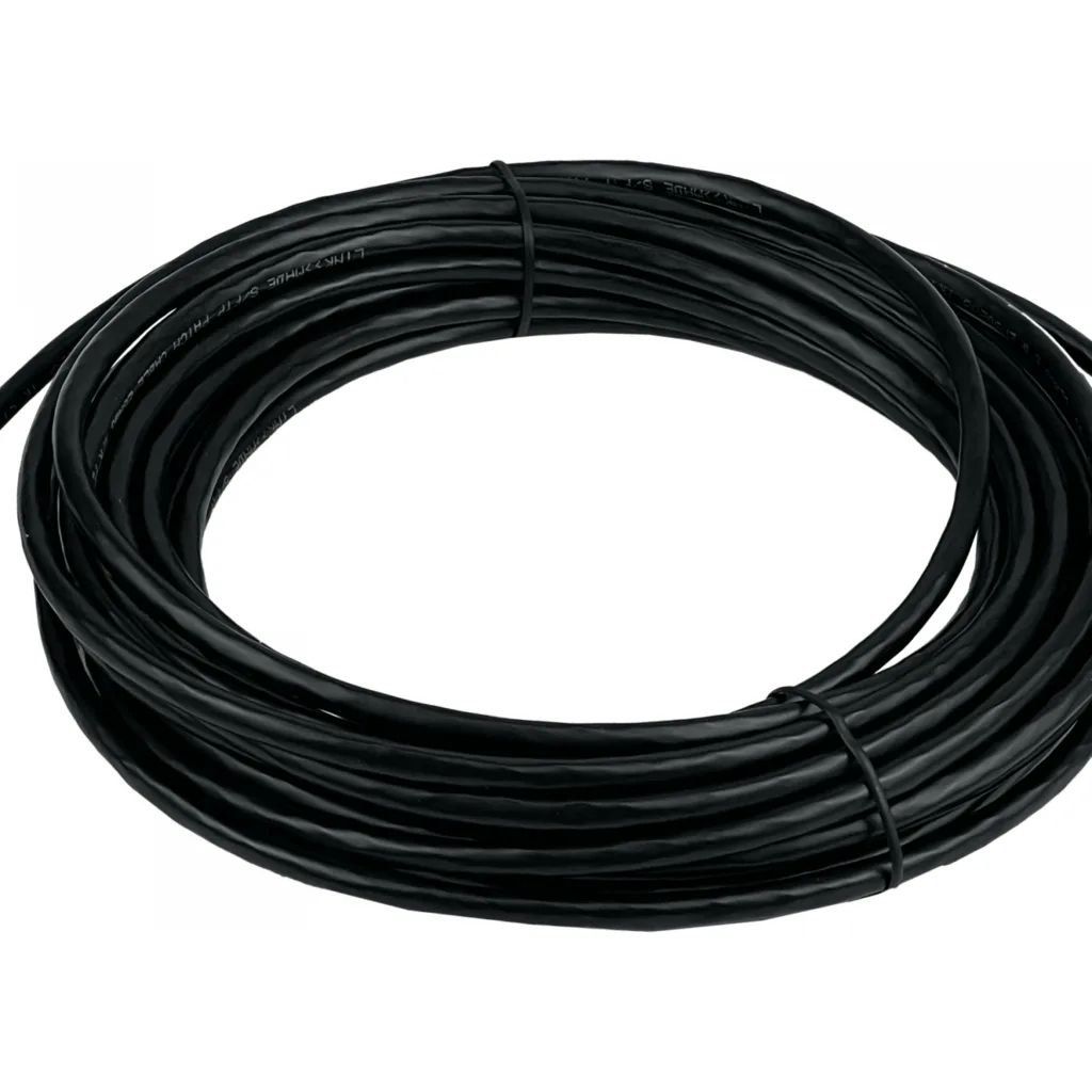 Imagen 0 de LINKMADE Ext 10mt Cat6 SF/UTP Negro Cable Exterior Multifilar