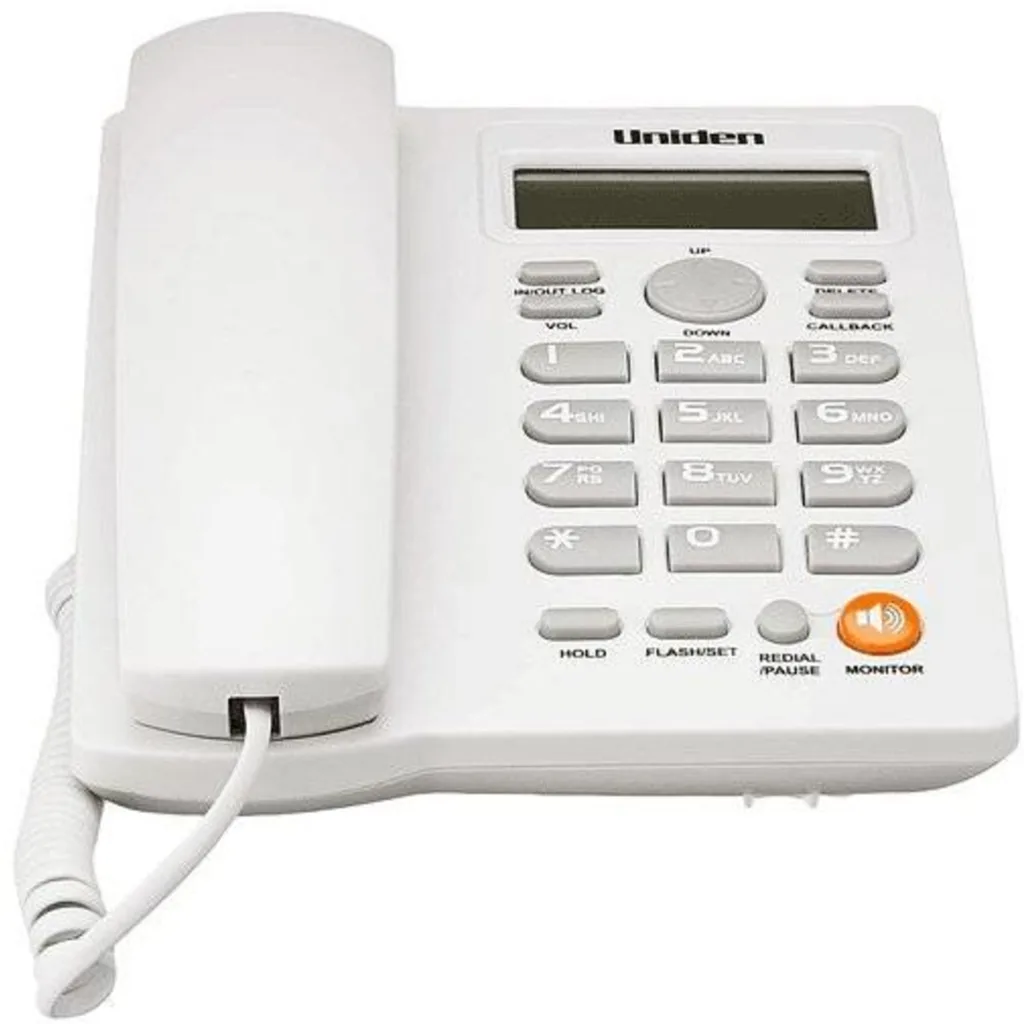 Imagen 2 de Teléfono UNIDEN 7413, de sobremesa Caller ID Color Blanco