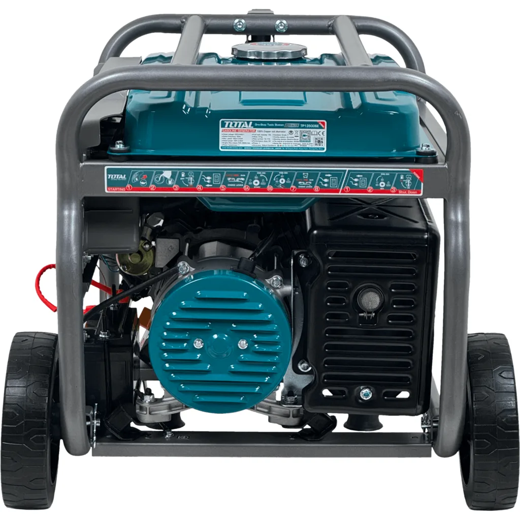Imagen 2 de TOTAL 3500W Generador electrico a gasolina 15L-Tanque 220VAC TP135006E