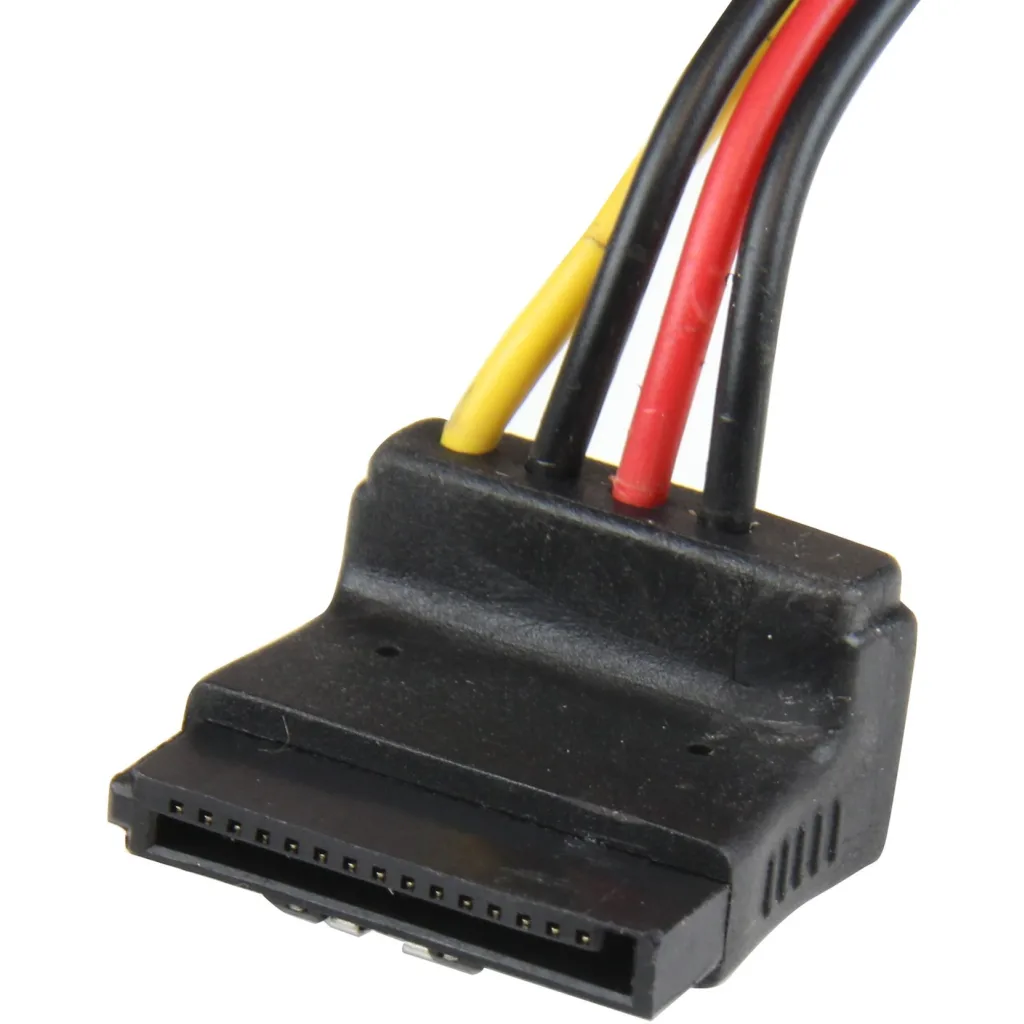 Imagen 2 de 12 LP4 to 2x Right Angle SATA Power