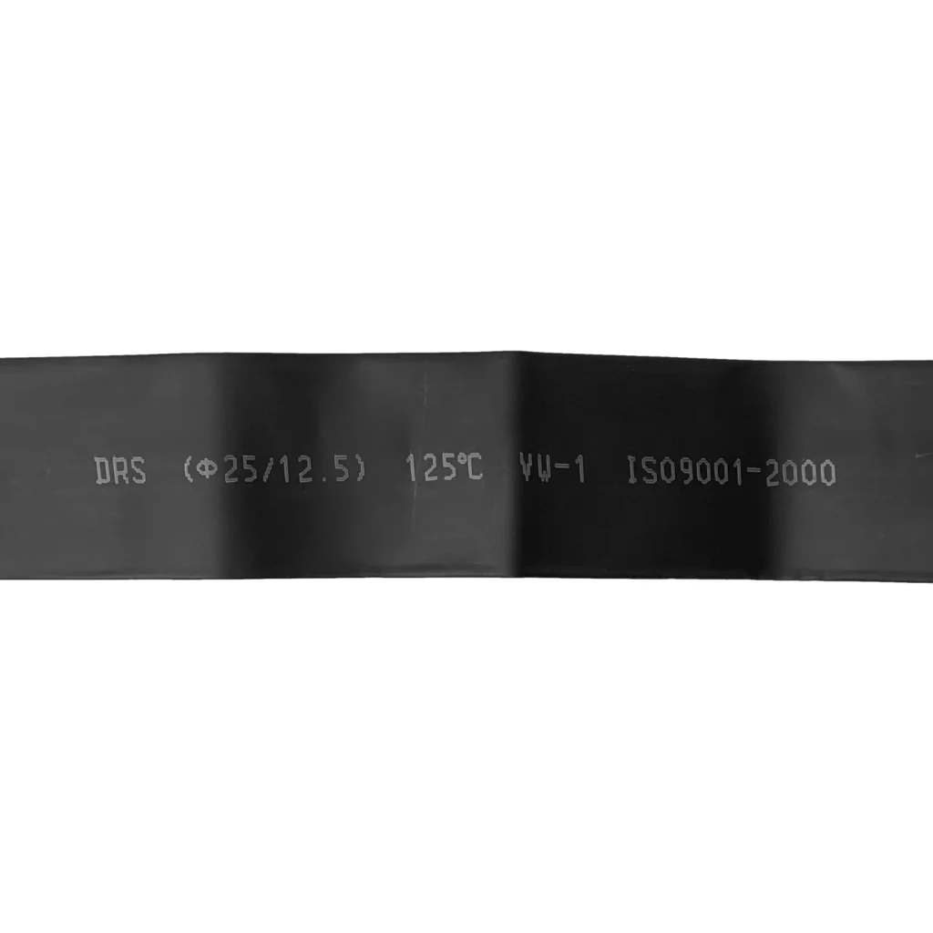 Imagen 2 de 25mm 1mt LMR600 Negro Termo Contractil Termoretractil 100cm