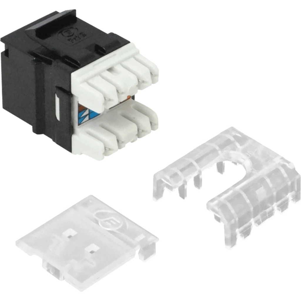Imagen 3 de FURUKAWA Negro Cat5e UTP Multilan Punch Keystone Hembra RJ45 35060503