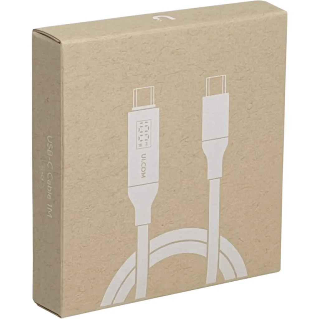 Imagen 4 de UBIQUITI 1mt mini Display consumo 100W USB-C Macho-Macho Braided Cable