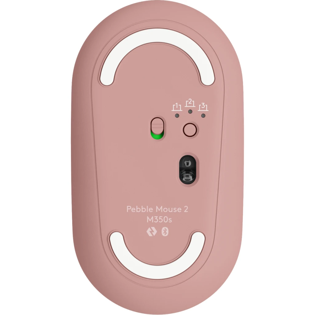 Imagen 2 de Mouse Inalámbrico Logitech Pebble 2 M350S, Óptico 4000DPI 3 Botones Rosado