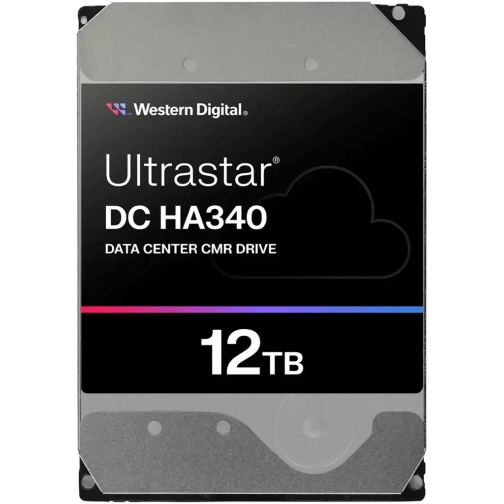 Western Digital WD Ultrastar DC HA340 - Hard drive - Internal hard drive - 12 TB - 3.5" - 7200 rpm - SATA