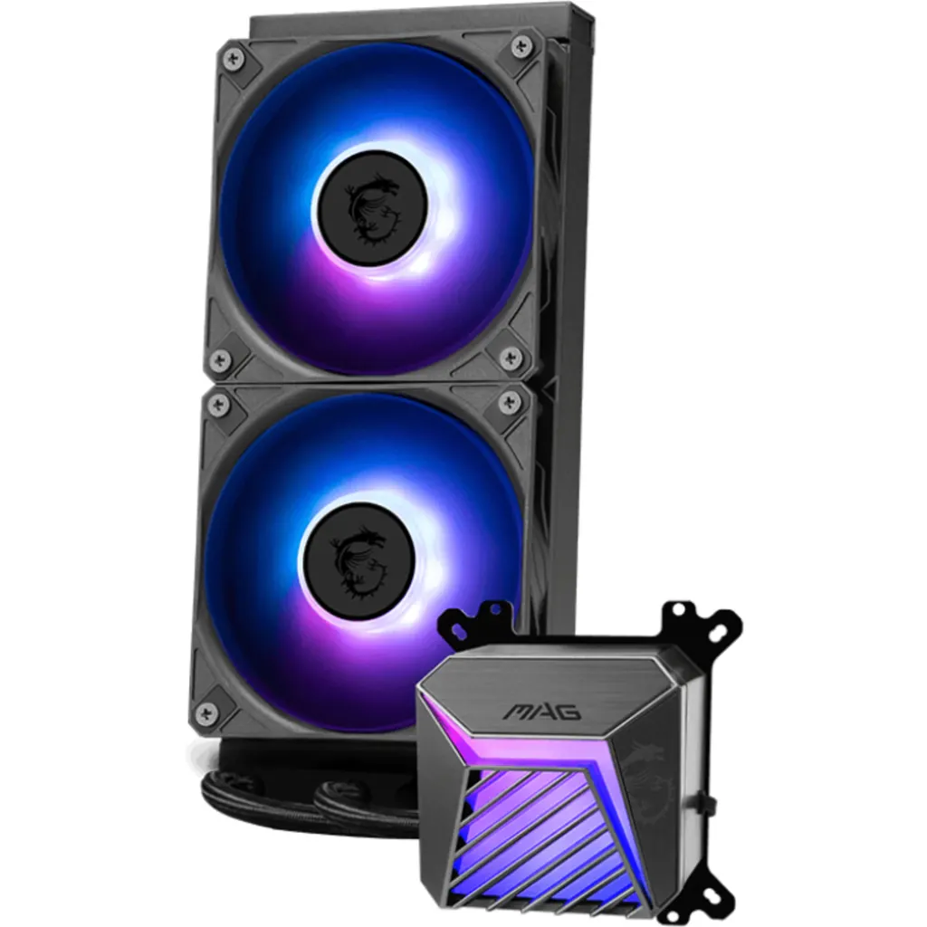 Imagen 4 de Refrigeración Líquida MSI MAG CORELIQUID A15 240 LGA1851 AM5 2*120mm 3400RPM