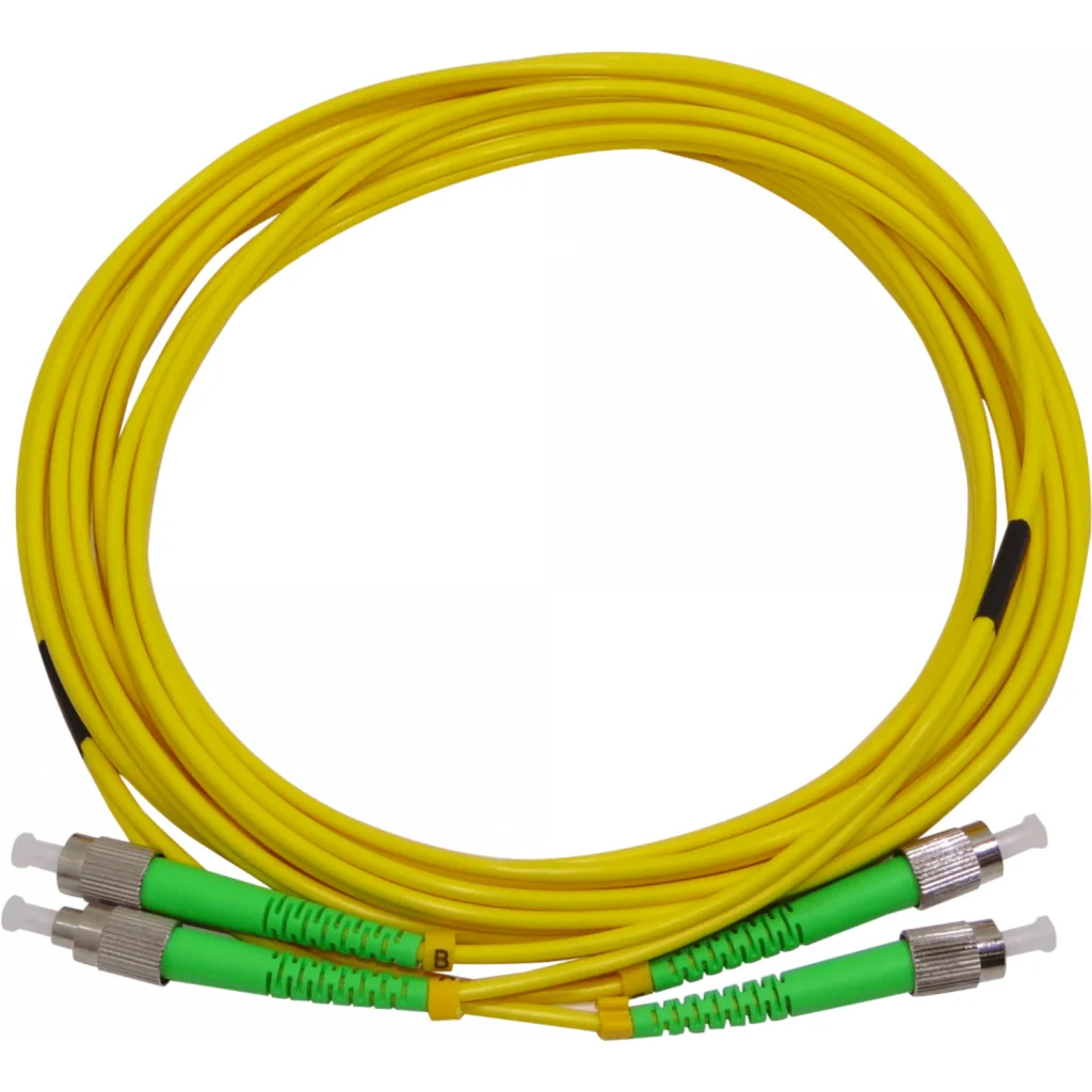 Imagen 2 de 5mt FC/APC-FC/APC MonoModo SM Duplex Jumper Cable Fibra 9/125um 3mm 