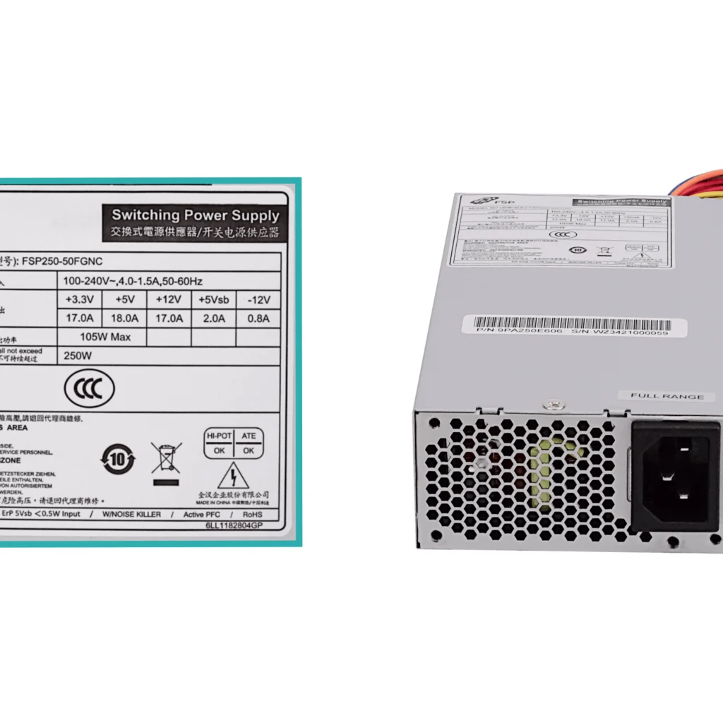Imagen 1 de FSP Fuente Poder rack 1U 250W Requiere cable poder C13