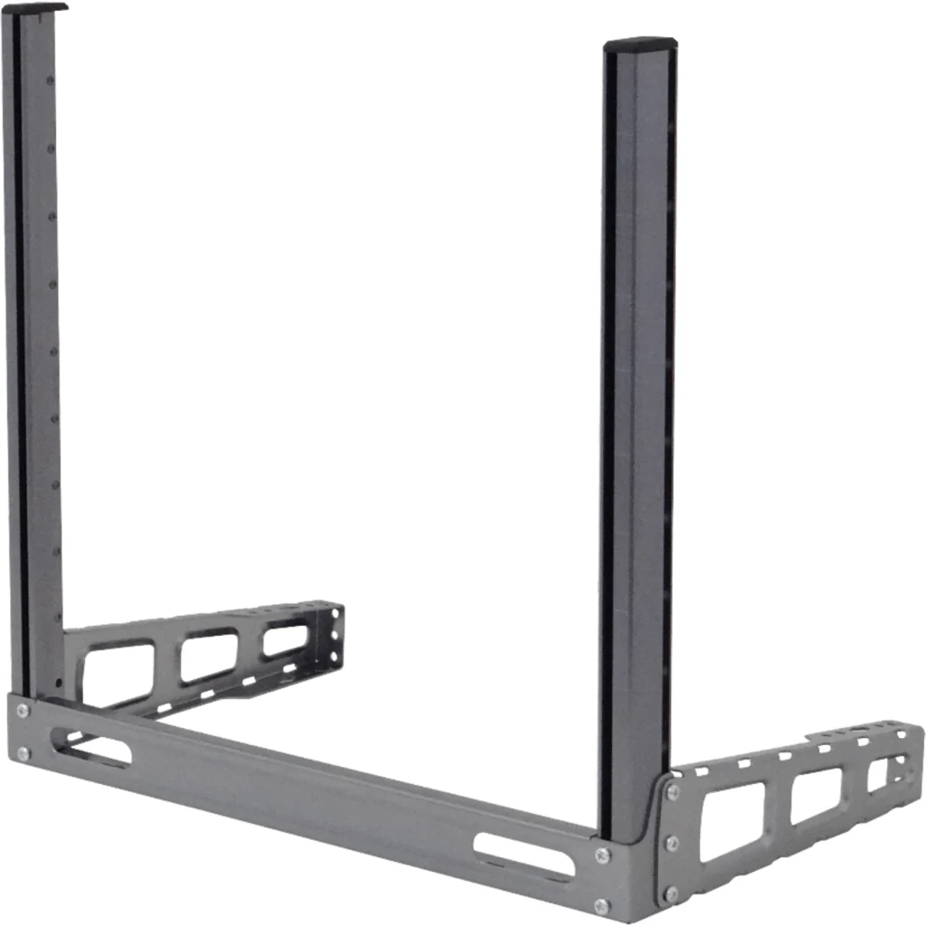Imagen 2 de MIKROTIK Bastidor Simple Negro 2-Pilares 507mm-Altura Desarmado SR-10U