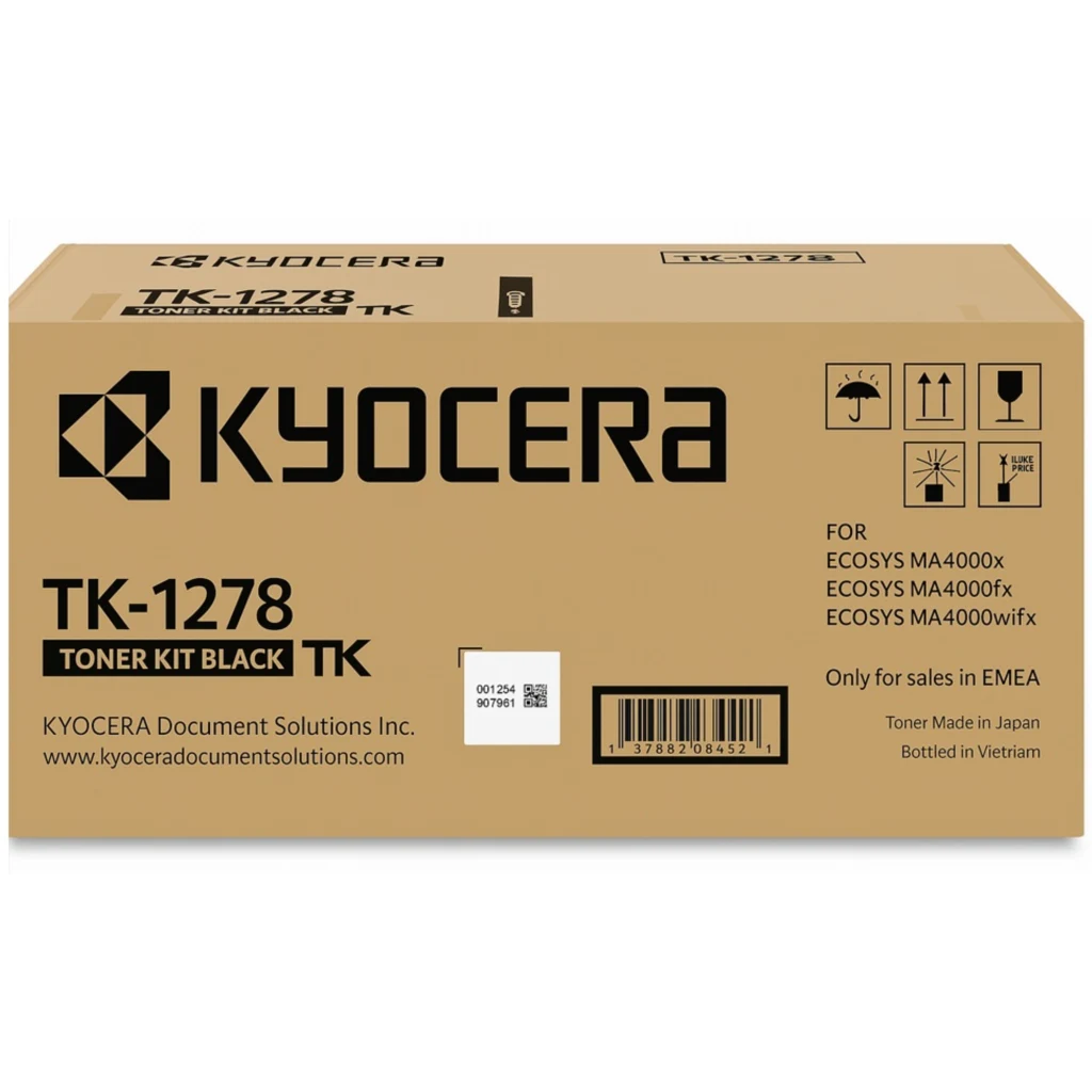 Toner Kyocera TK-1278 Negro para MA4000x - MA4000wifx, 12.000 páginas