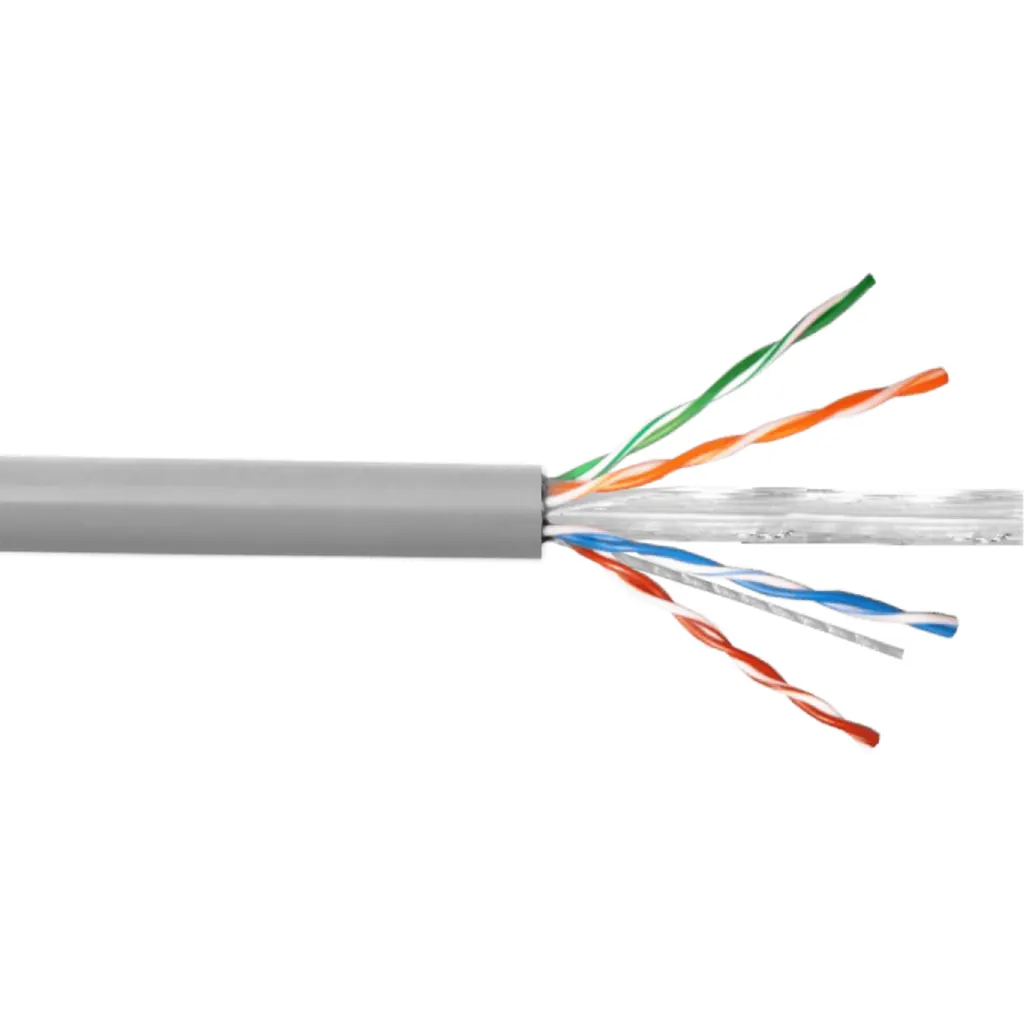 LINKCHIP AWG24/0,5mm CCA Similar-Cat6 Gris Cable UTP 305mt Aleacion