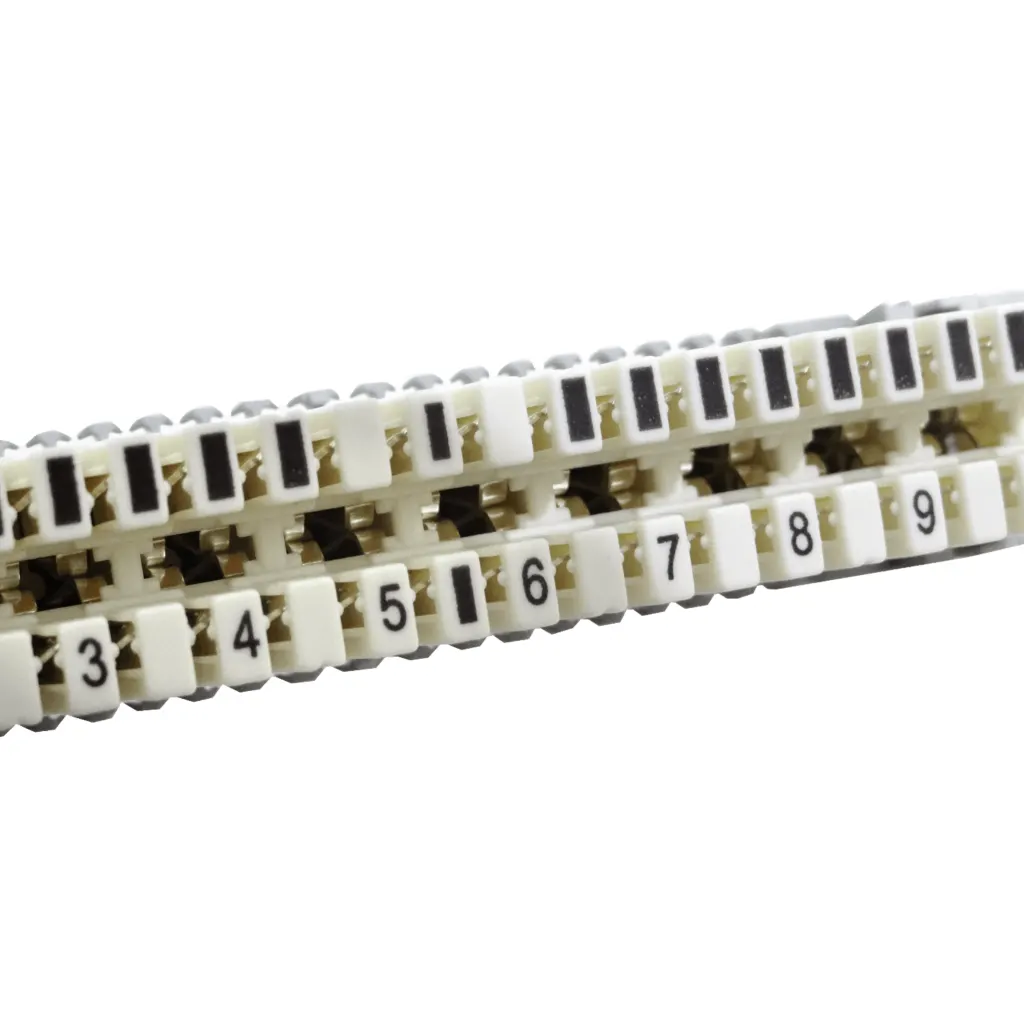 Regleta con-Desconexion Telef Blanca 10-Pares KRONE req-Base/DISP-PEG