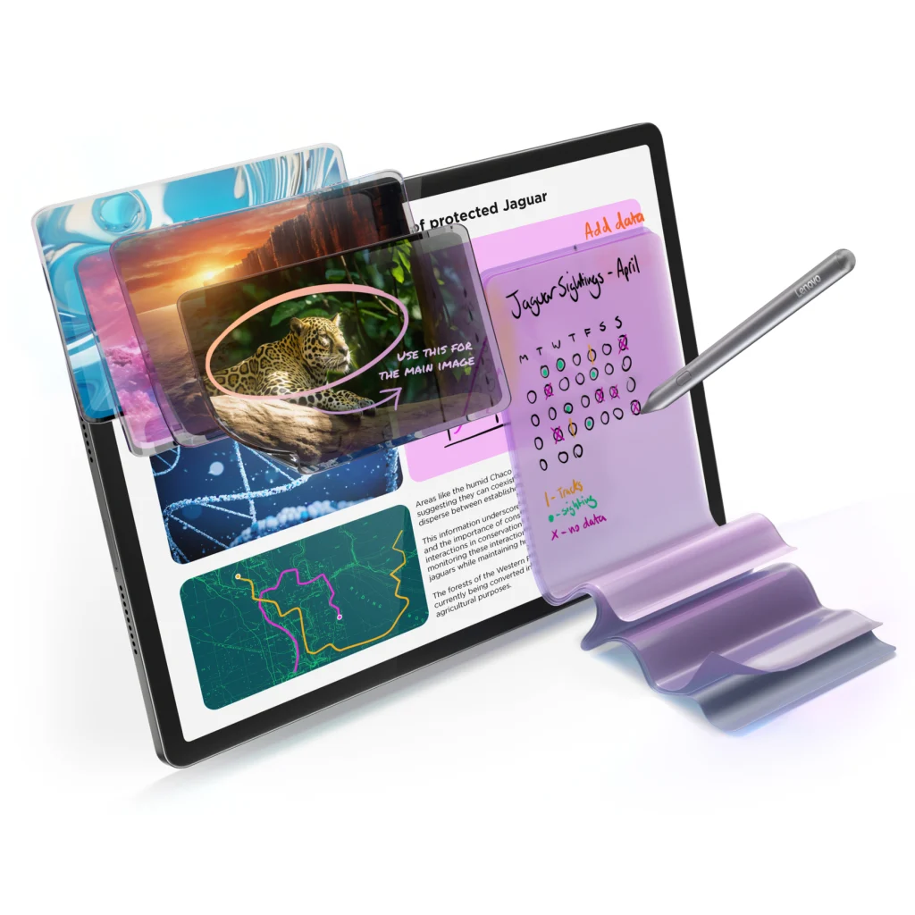Imagen 19 de Tablet Lenovo IdeaTabPro TB373FU MTekD 8300 8GB 256GB 12.7"WIFI BT+Case+Pen+Buds