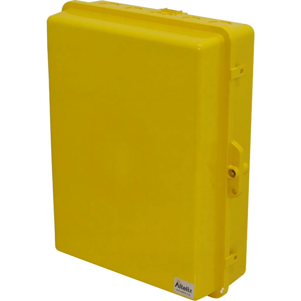 Imagen 3 de ALTELIX Amarilla 432x355x152mm IP55 Caja Exterior NEMA3 PC+ABS