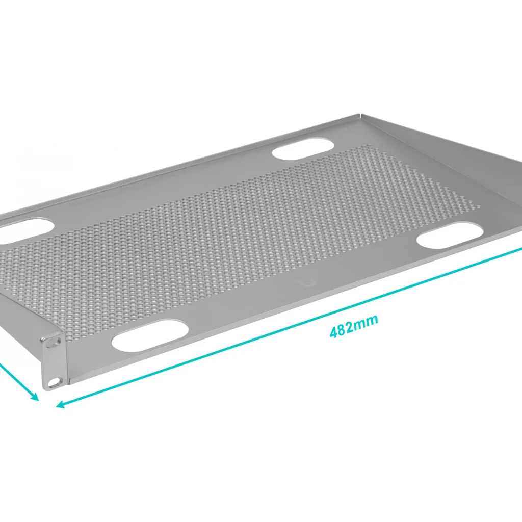 UBIQUITI Ventilada 1U 25cm-Fondo Bandeja p/Rack Soporta-20Kg