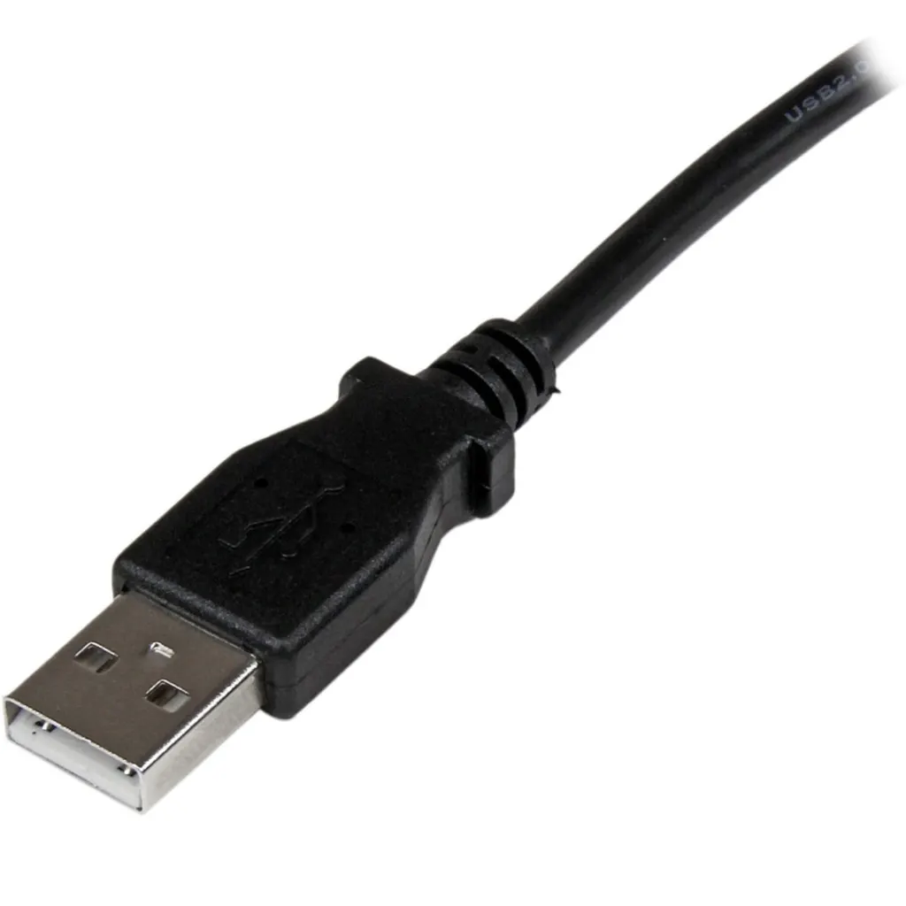 Imagen 1 de 2m USB 2.0 A to Right Angle B Cable M/M