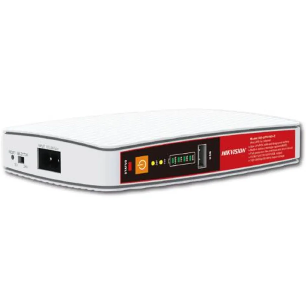 UPS Hikvision DS-UPS18D-Z, 8000mAh, salida USB DC PoE