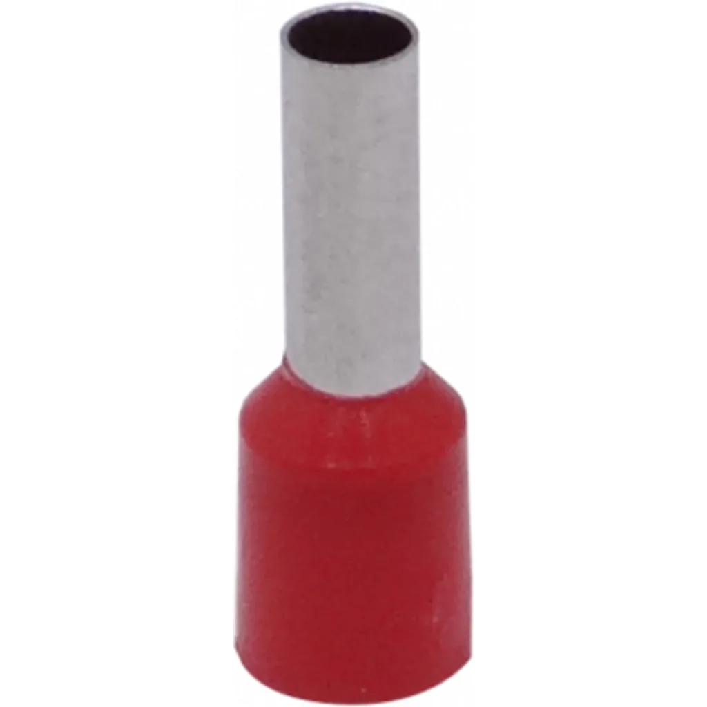 Imagen 1 de Rojo 4,0mm2 9/16mm 100-unid AWG12 Ferrules Terminal Aislado Crimpeable