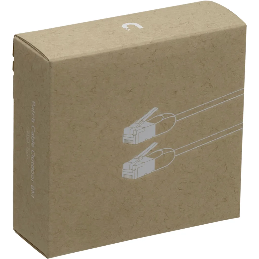 Imagen 3 de UBIQUITI 8mt Negro Cat6A F/UTP Cable Exterior TPE 10GbE PoE+++