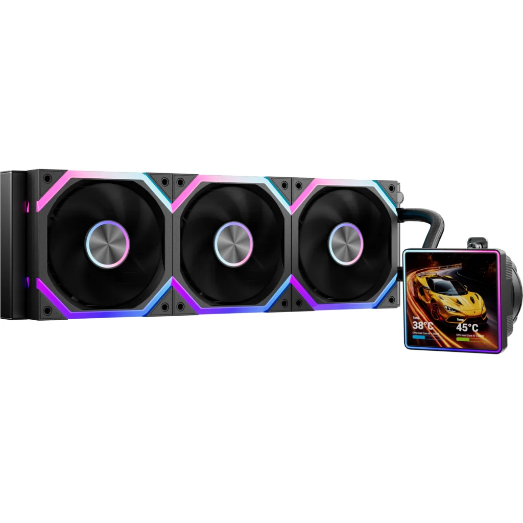 VENTILADOR CPU WATER COOLING TITAN C PANTALLA 5,7" ARGB