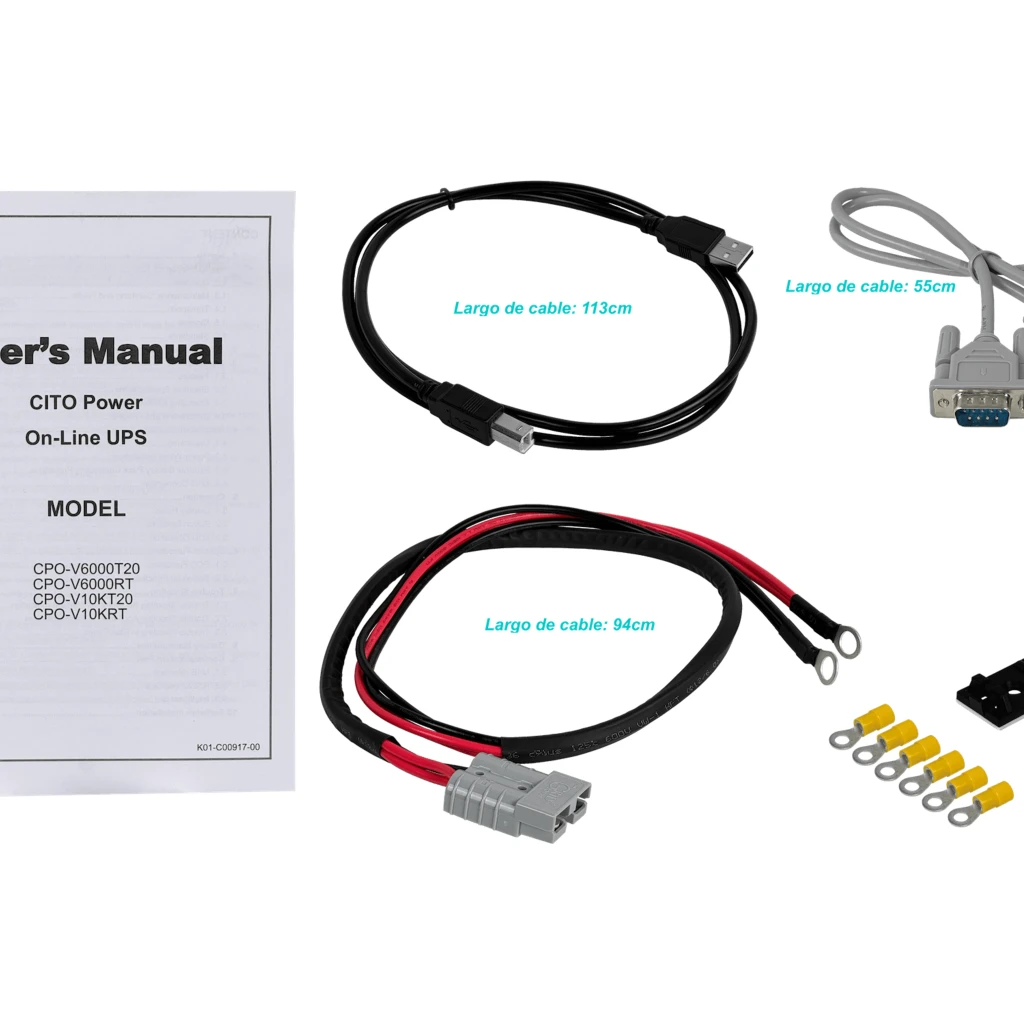 Imagen 6 de CITO UPS 6KVA Requiere 20-Baterias Torre 5400W 20x9AH 0ms Online