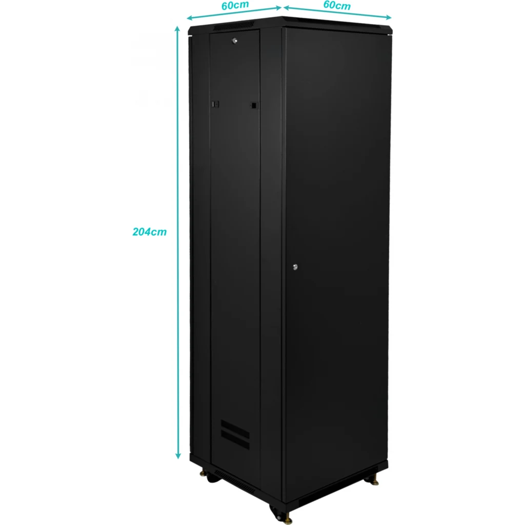 Imagen 8 de LINKMADE Desarmado 42U Vidrio 600mm 60cm-Fondo Rack Turbina Bandeja