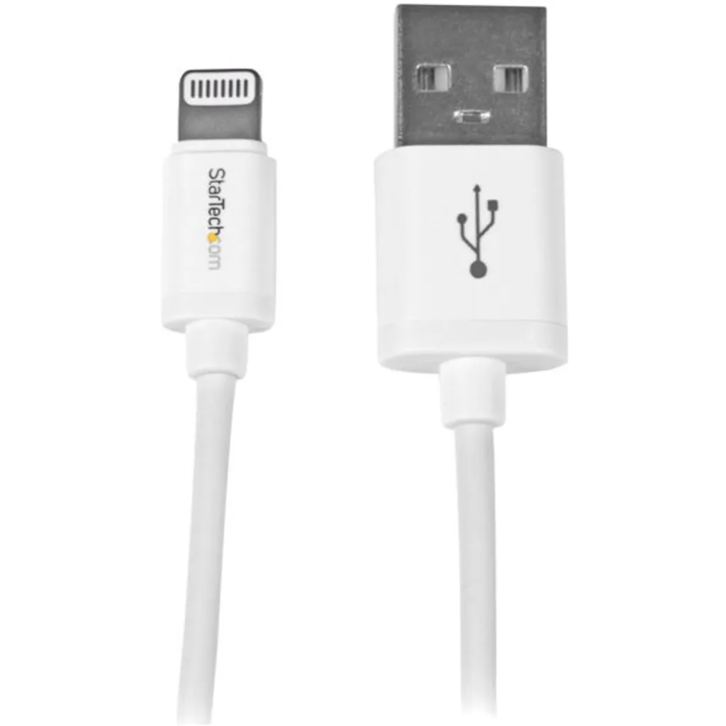 1m White 8-pin Lightning to USB Cable