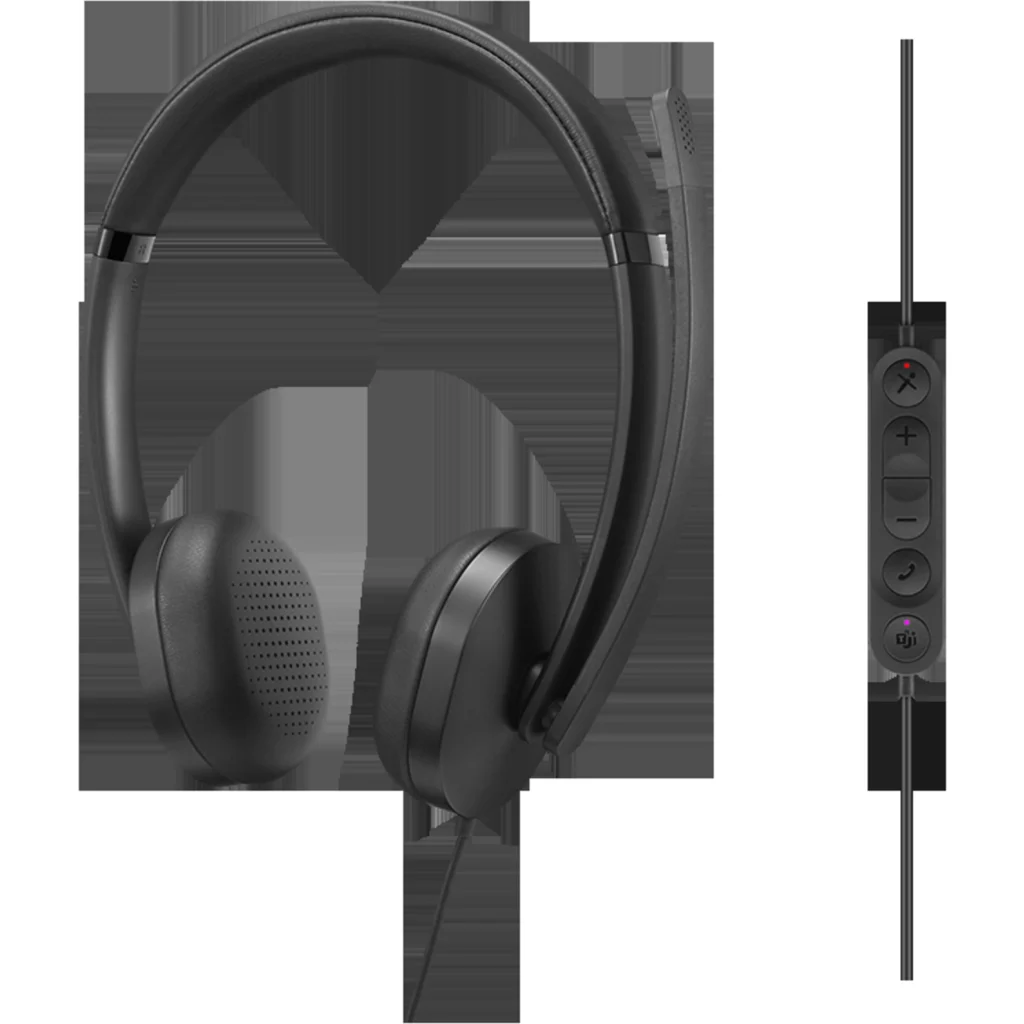 Imagen 4 de Audífonos Alámbricos Lenovo Wired VoIP Headset 5000, para teams