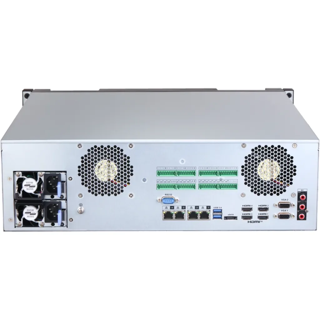 Imagen 2 de DHI-NVR616RH-128-XI. NVR Dahua 128 canales serie WizMind soporta 16 HDD Hot Swap, soporta RAID 0/1/5