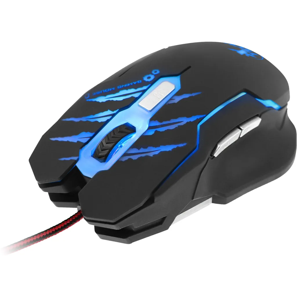 Imagen 1 de Mouse Gamer Alámbrico XTech XTM-610 Óptico 3200DPI USB 6 botones LED 4 col Negro