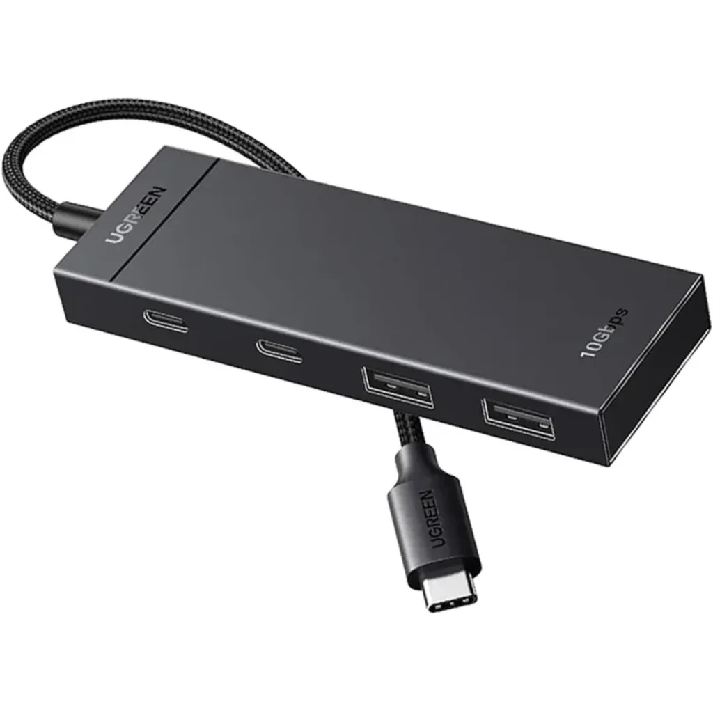 CM806. Hub Multipuerto UGREEN 4 puertos  (2x USB-C + 2xUSB-A). Conexion USB-C