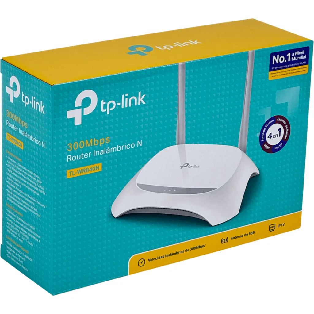 Imagen 3 de Router TP-Link N300 TL-WR840N Inalámbrico 300mbps 4 LAN, 1 WAN, 2 Antenas