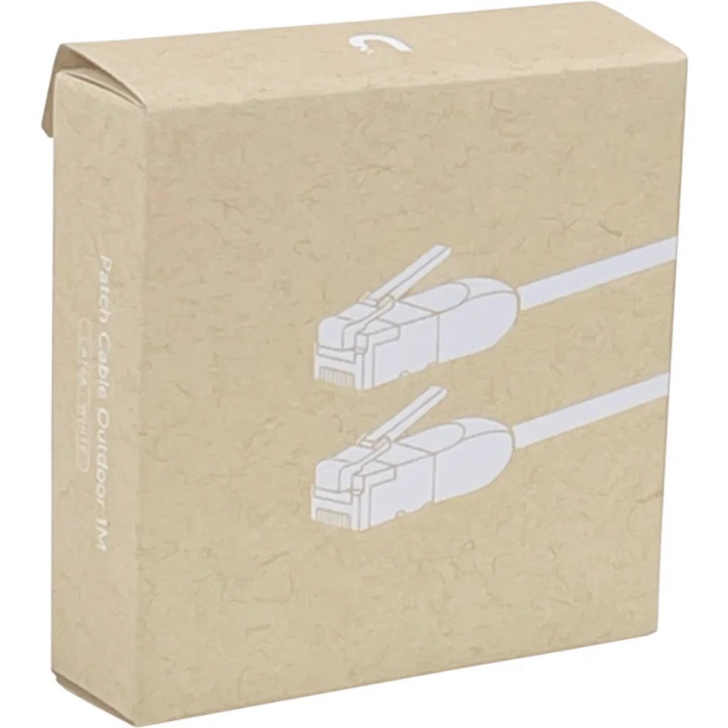 UBIQUITI 1mt Blanco Cat6A F/UTP Cable Exterior TPE 10GbE