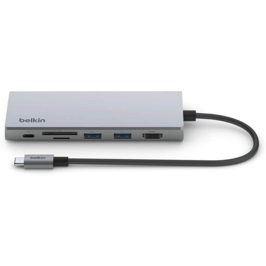Imagen 15 de Adaptador HUB multipuerto USB-C 7 en 1 Belkin USB-A USB-C HDMI Lector MicroSD