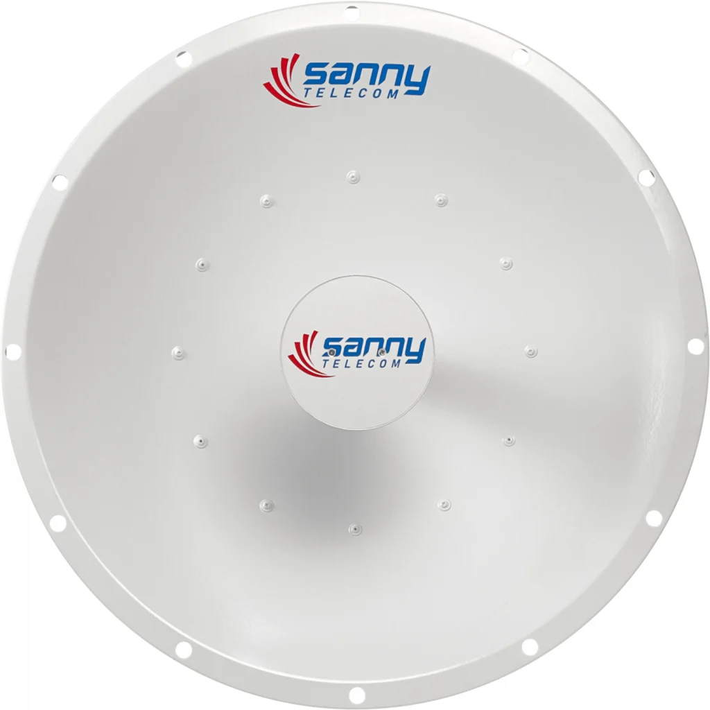Imagen 1 de SANNY 4,9-6,5GHz 30dBi 2-N-H Slant-45o 2x2 Antena Dish 5GHz
