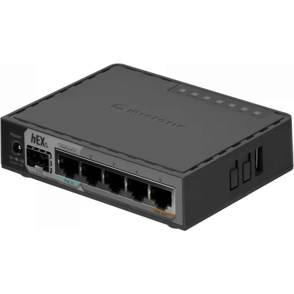 Imagen 3 de MIKROTIK 1-SFP-2,5 5-1000(1-PoE) 2-950MHz 256mb mSD USB L4 inc24V