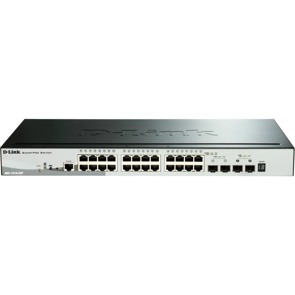 Switch D-Link 28-ports Gigabit - 24-ports Gigabit, 2-ports SFP and 2-ports SFP+ 