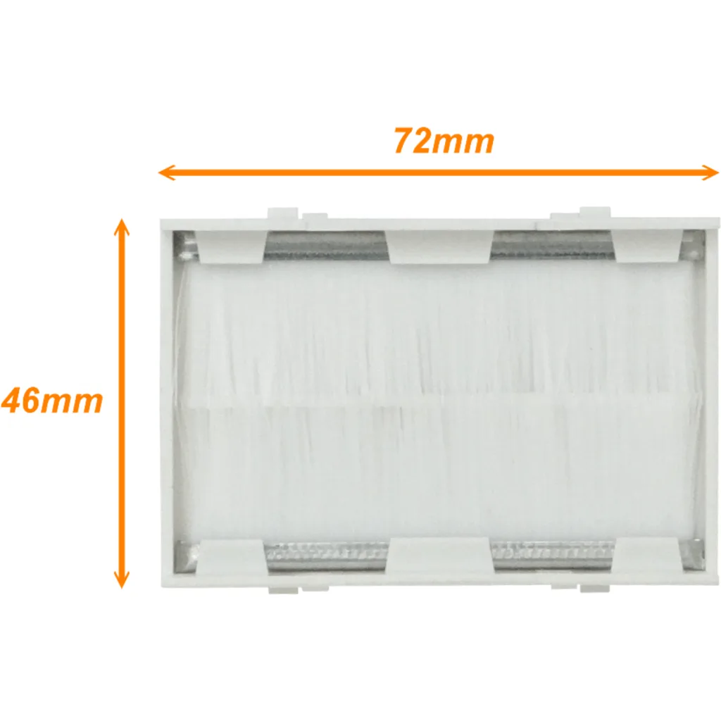 Salida 72x46mm con Cepillos requiere-FQ3