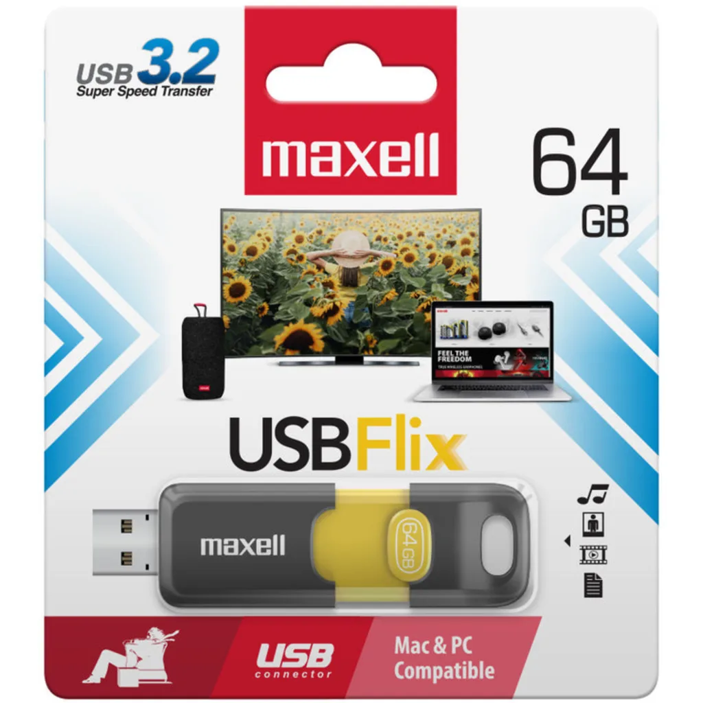 Imagen 2 de Pendrive Maxell FLIX64GB 3.2