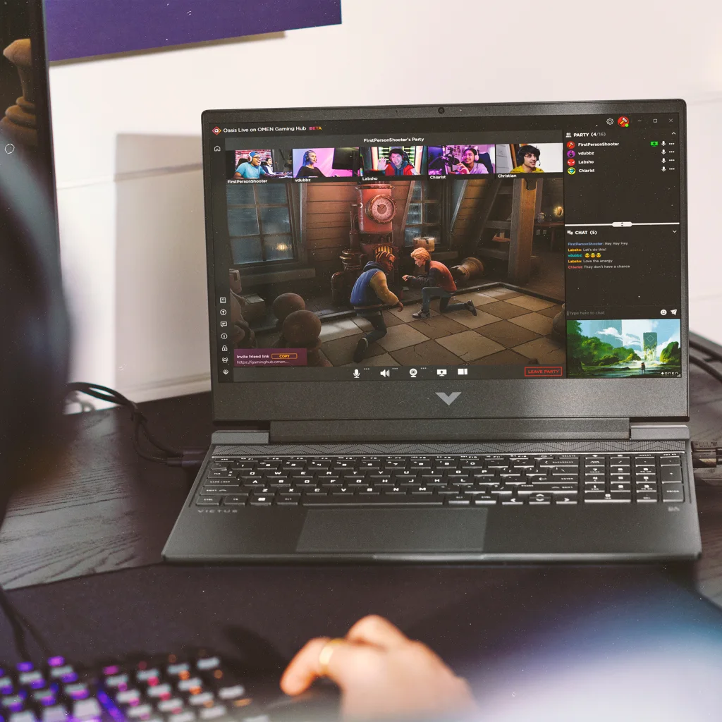 Imagen 5 de Notebook Gamer HP Victus i5-13420H RAM 24GB SSD 4TB 15.6 RTX4050 6GB W11H