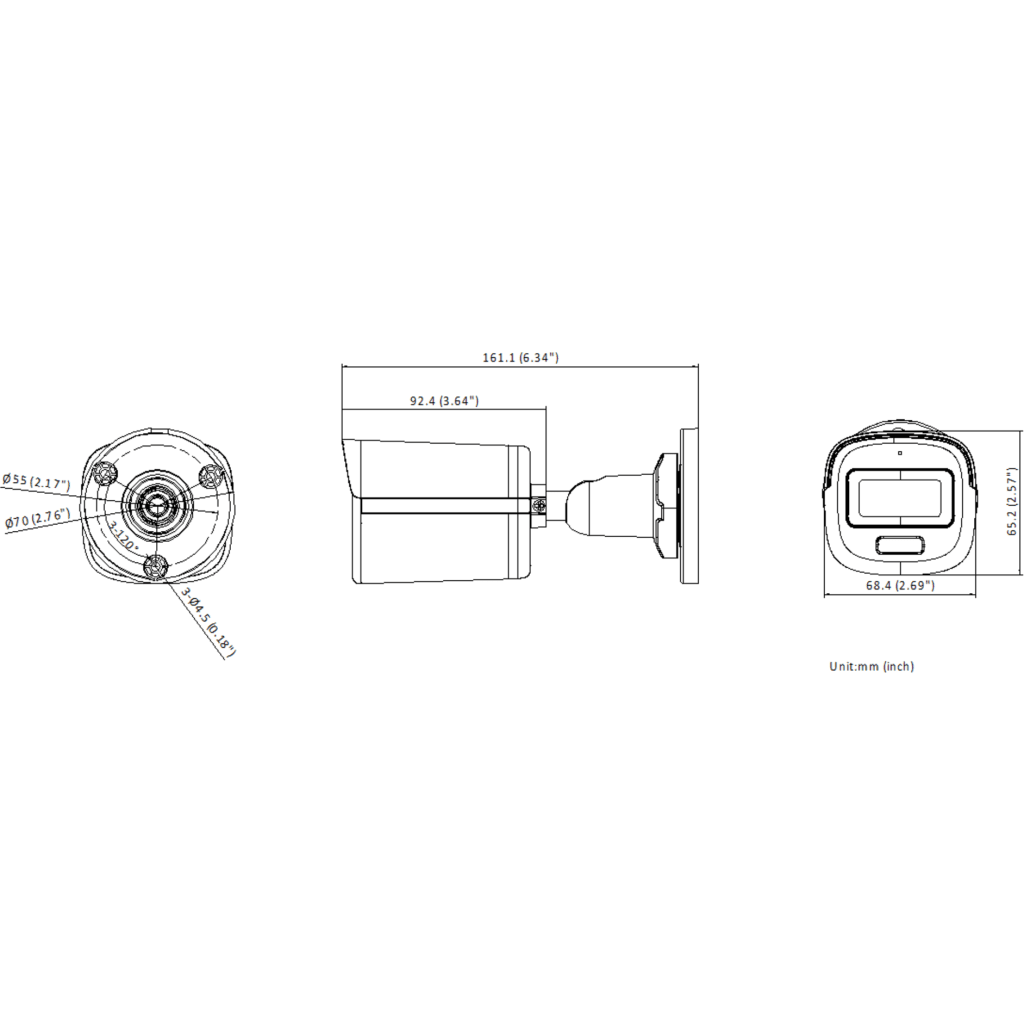 Imagen 3 de Camara Bullet Colorvu 1080p Hikvision DL con Audio LF 2.8mm 20mt IP67