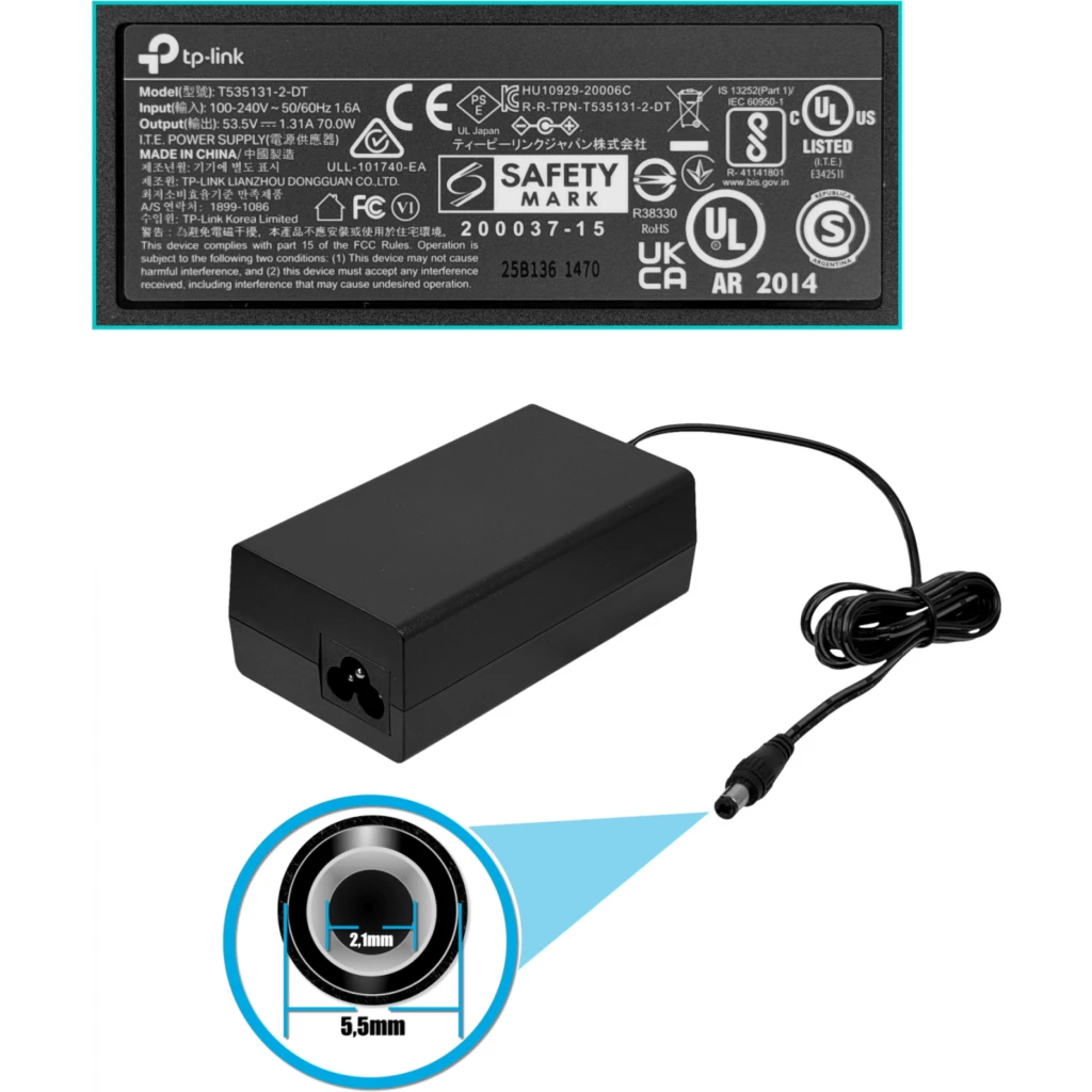 Imagen 5 de TP-LINK 8-1000-PoE-at 2-SFP 53W-tot Switch Smart Desktop inc48V Omada