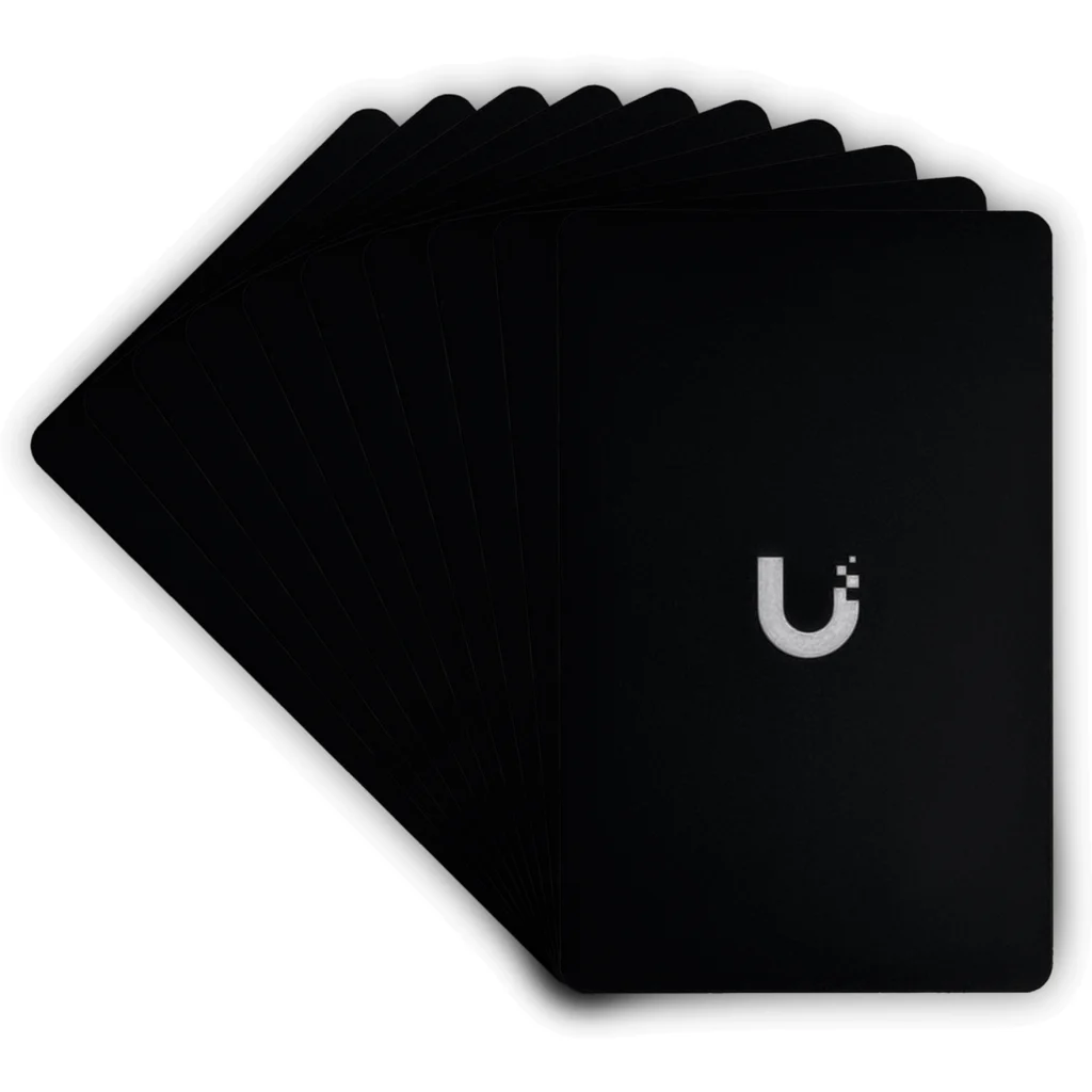 Imagen 1 de UI Negro 10-unids NFC 13,56MHz Tarjeta Proximidad AES-128 Unifi-Access