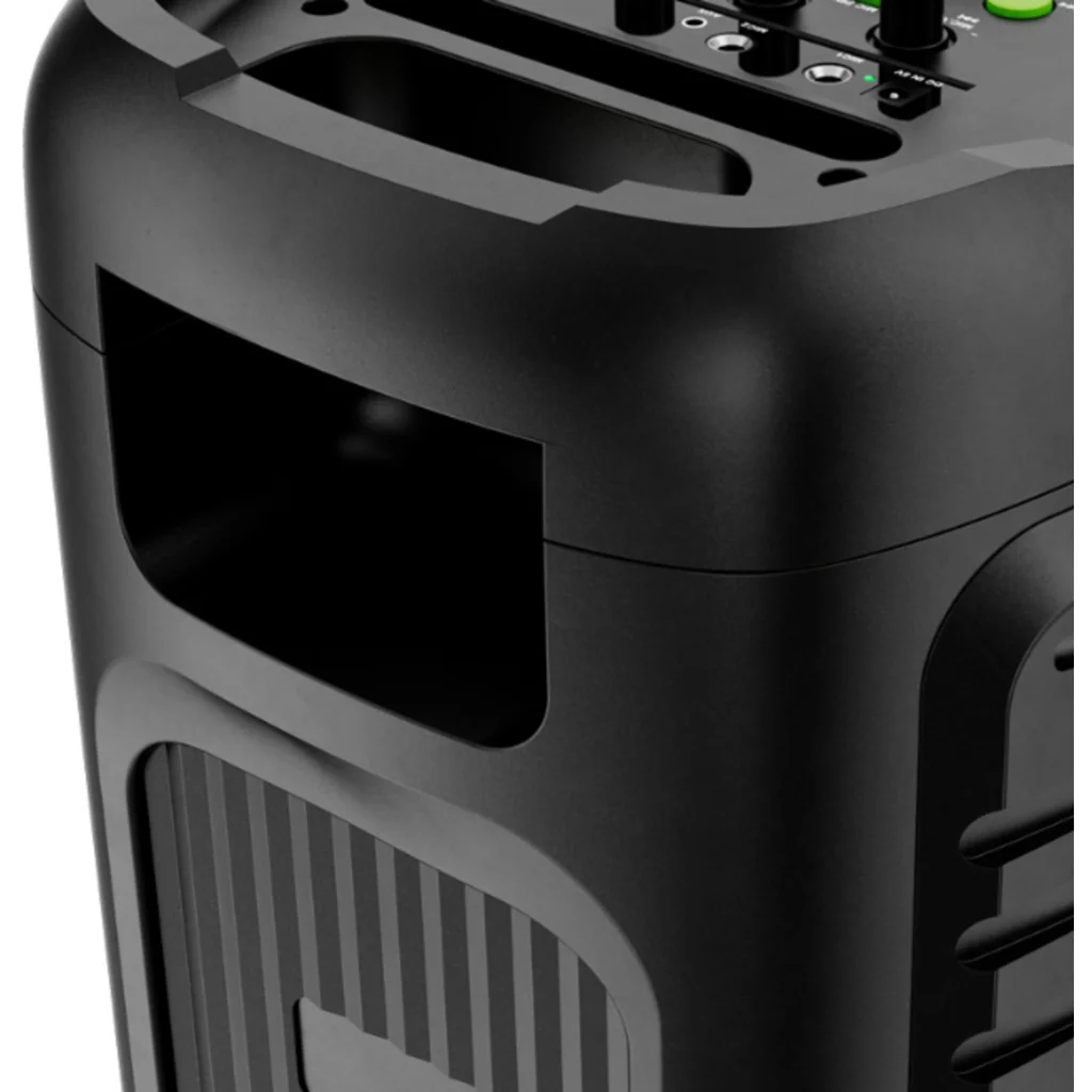 Imagen 3 de Parlante Karaoke KlipX KLS-652 BoomFire X, Portable 8" 100W RMS c/mic Bt5.0 USB