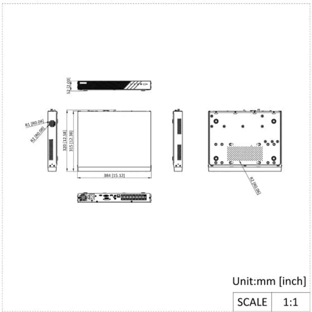 Imagen 7 de NVR IP Hikvision 16 ch 16 ch POE Capacidad 2 HDD / H265/ H264 Grabacion 160Mbps